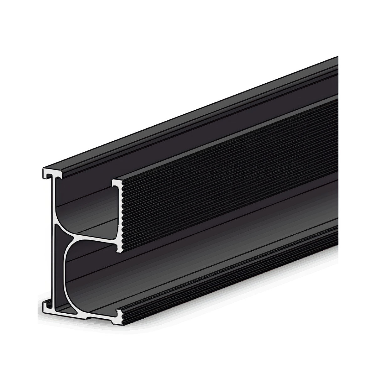 Fastensol 3550mm Black Rail