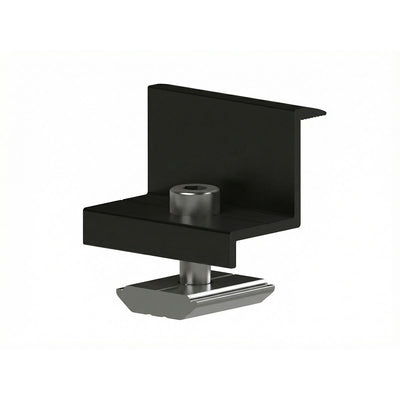 Fastensol Black End Clamp - 30mm
