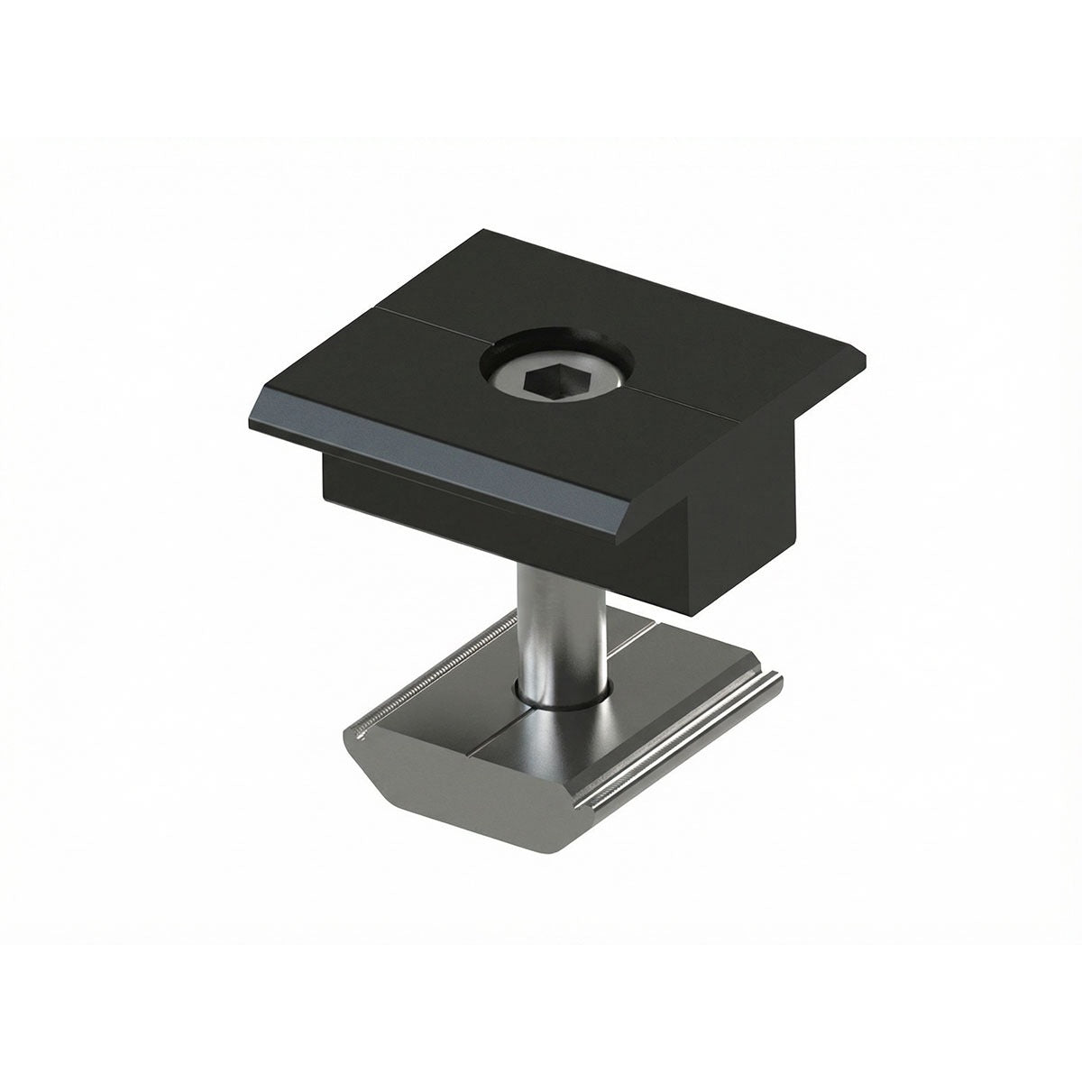 Fastensol Black Mid Clamp - 30mm