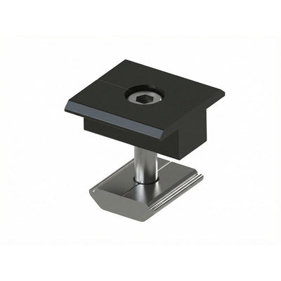 Fastensol Black Mid Clamp - 30mm