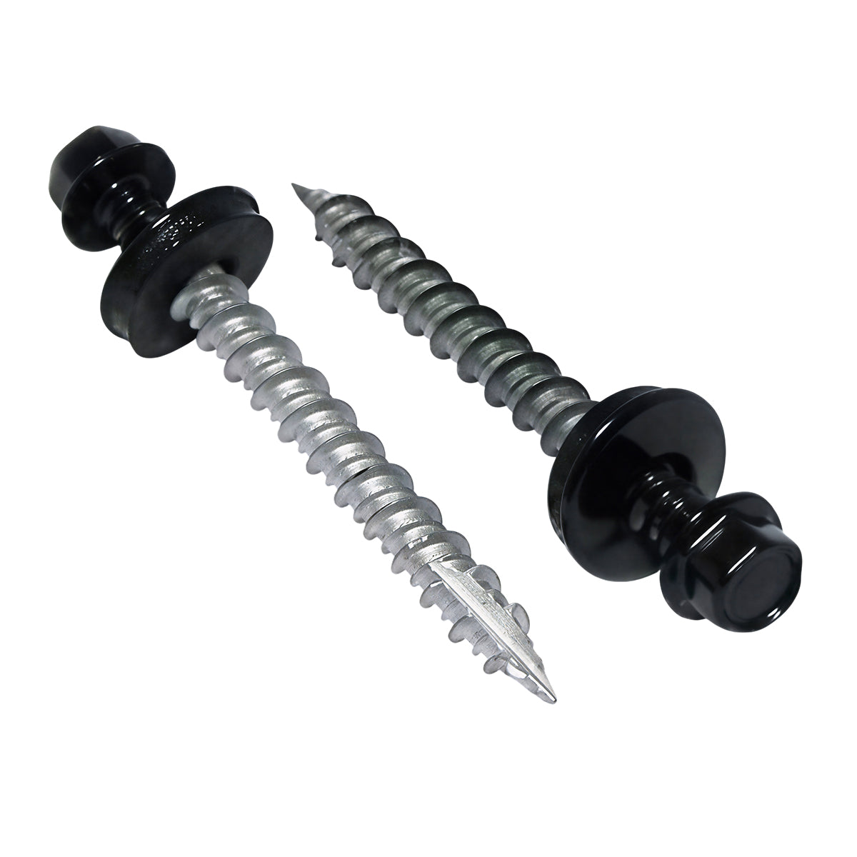 GSE IN-ROOF Screw 6.5x60mm - EPDM - A2 - Black