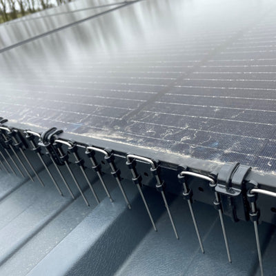 EnviroGuard Solar Panel Spikes 130mm Adjustable (Pack of 50)