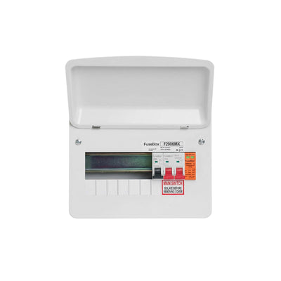 FuseBox IP2XC 6-Way Consumer Unit (White)