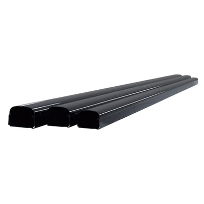 HVAC Black Trunking 2m Length 140mm
