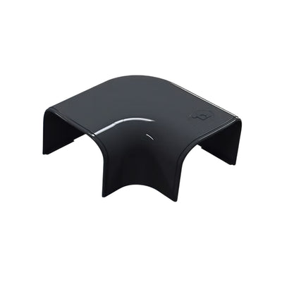 HVAC Black Trunking 90 Degree Flat Bend 140mm