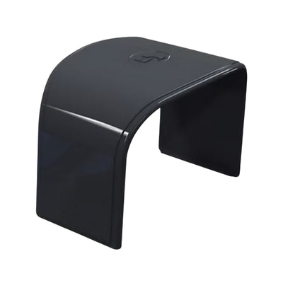 HVAC Black Trunking Straight Connector 140mm