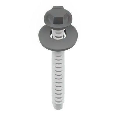GSE IN-ROOF Screw 6.5x60MM - EPDM - A2 - Black - BOX OF 100