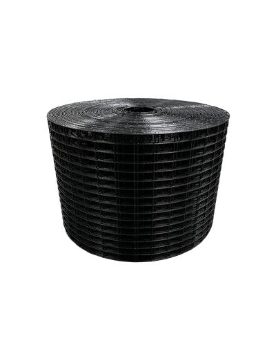 Black PVC Coated Galvanised Solar Mesh (40m roll)