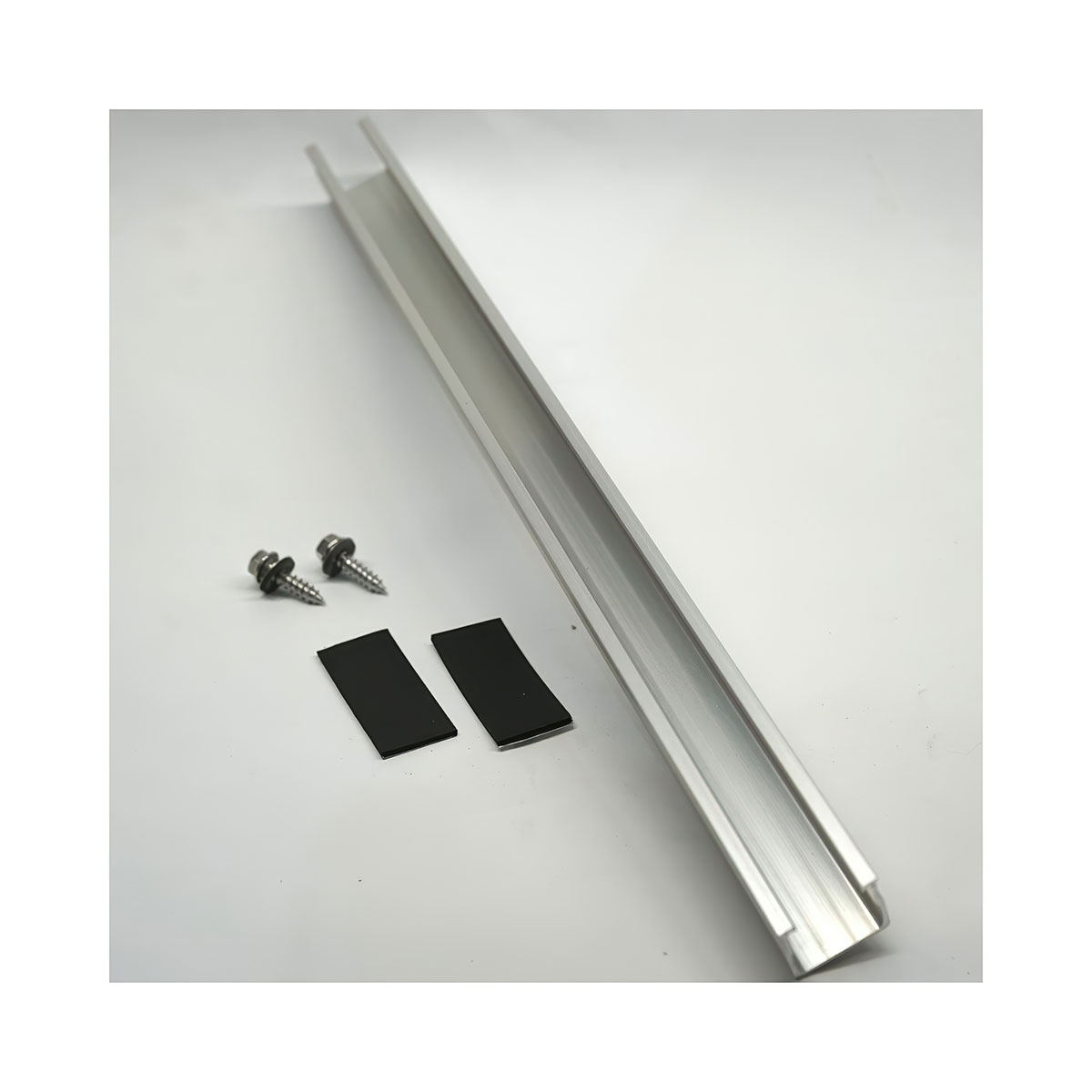 Fastensol 400mm Mini Rail - Portrait for Metal Trapezoidal Roofs