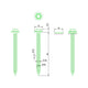 Fastensol Roof Hook Wood Screw 6.3* 80mm