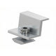 Fastensol Silver End Clamp - 40mm