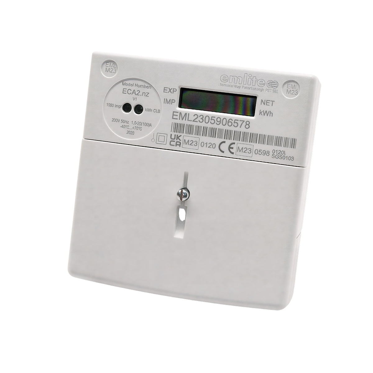 Emlite ECA2 100A 1ph kWh gen meter NET
