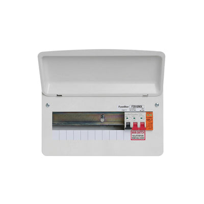 FuseBox IP2XC 10-Way Consumer Unit (White)