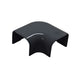HVAC Black Trunking 90 Degree Flat Bend 140mm