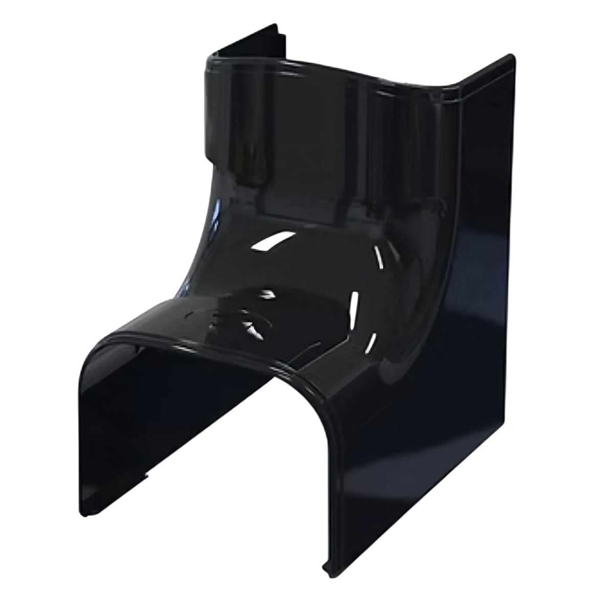 HVAC Black Trunking 90 Degree Internal Bend 140mm