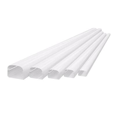 HVAC White Trunking 2m Length 140mm