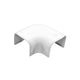 HVAC White Trunking 90 Degree Flat Bend 140mm