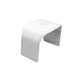 HVAC White Trunking Straight Connector 140mm