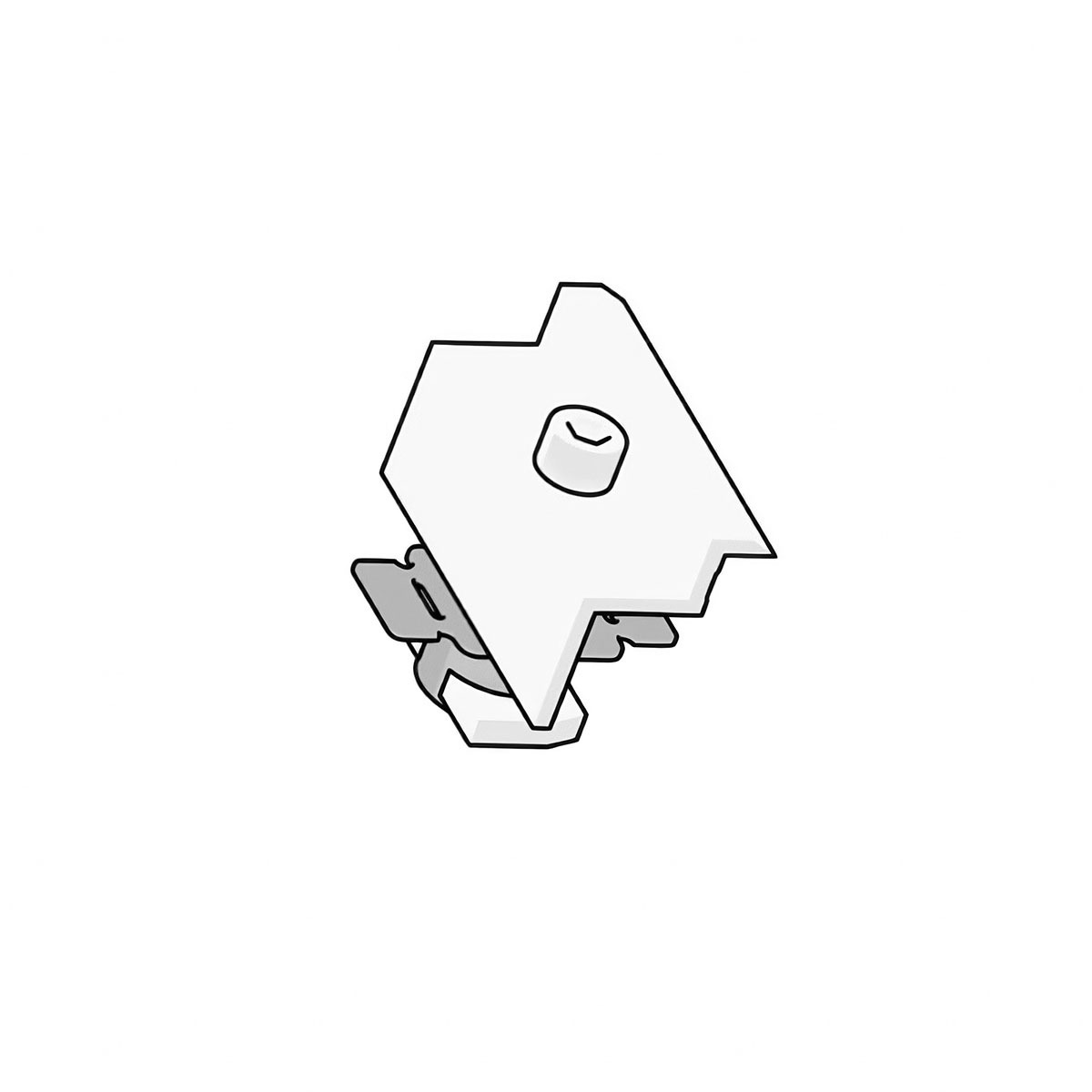 GSE Ground Mount EVOLUTION End Clamp 35MM - BLACK