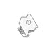 GSE Ground Mount EVOLUTION End Clamp 35MM - BLACK