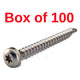 Renusol Wood Screw Box of 100