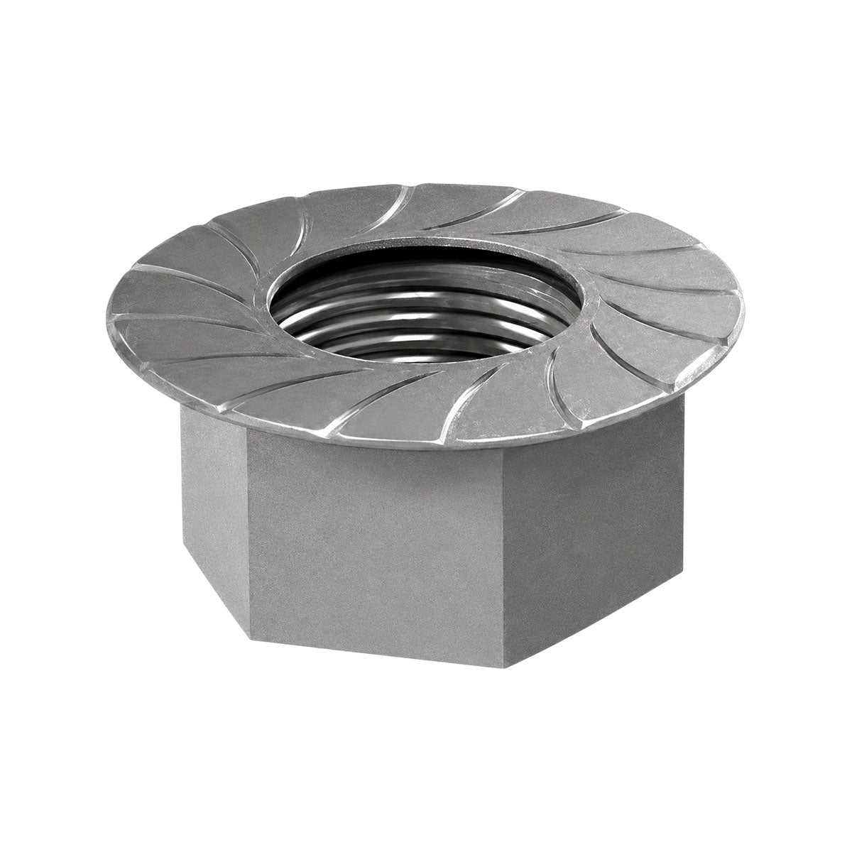 K2 Hexagon Flange Nut With Serration M10