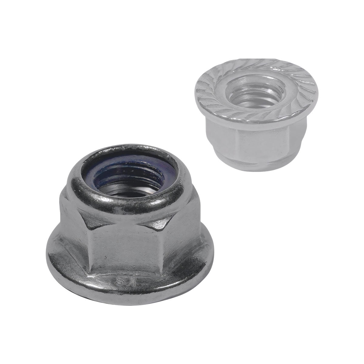 K2 Self-Locking Hexagon Nut M8 with Serration