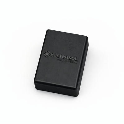 Fastensol Rubber Rail End Cap - Black