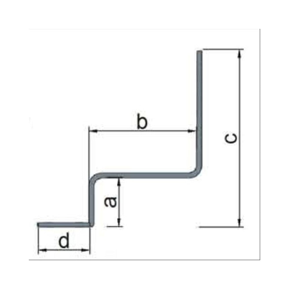 Fastensol Portrait Concrete Tile Adjustable Hook TH05