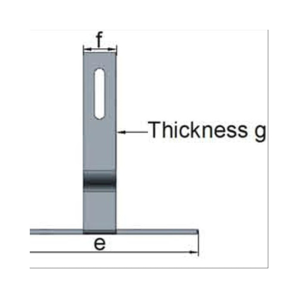 Fastensol Portrait Concrete Tile Adjustable Hook TH05